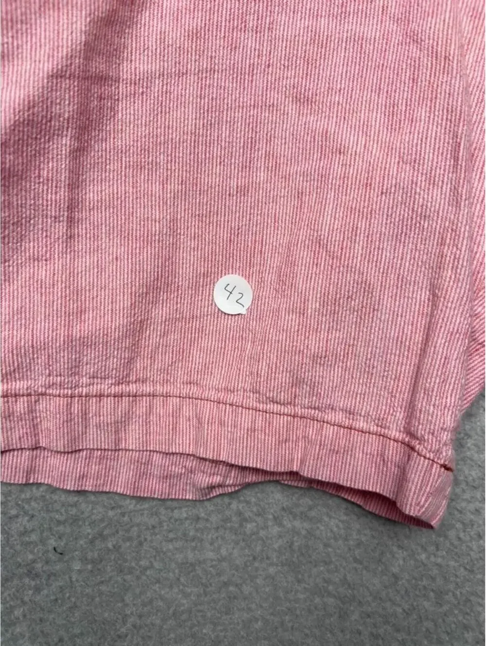 Tommy Bahama Shorts 42 Pink Stripe Linen Blend Quiet Luxury Old Money Coastal